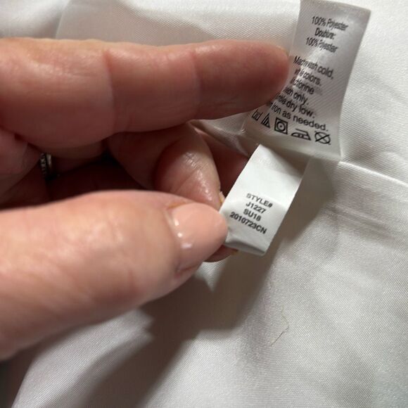 J. Crew Tropical Print Asymmetrical Bright Mini Dress Ruffles Multi 2 - Picture 12 of 13